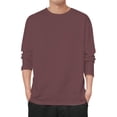 thumbnail image 1 of Sudadera de cuello redondo con forro polar para hombre: manga larga, corte ajustado, poliéster y spandex, tallas L-XXXXXL, 1 of 5