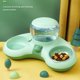 thumbnail image 3 of Sywqhk Pet Cat Double Bowl Automatic Drink Food Feeder Fuente de agua para perros (verde) Sywqhk Para estrenar, 3 of 7
