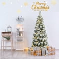 thumbnail image 3 of Patiojoy 6FT Pre-lit Snow Flocked Christmas Pine Tree, Hinged Artificial Xmas Tree W/ 200 Remote-controlled Multi-Color LED Lights, 3 of 10