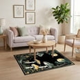 thumbnail image 3 of ODIKA 4'x6' Ultra-Soft Area Rug, Halloween Gothic Mushroom Academia Witchy Border Moody Funky None Washable, Bare feet friendly, Silk-Touch for Bedroom Home office, 3 of 7