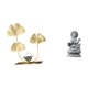 thumbnail image 1 of Estatua de figura,Estatuas de hojas y flores de metal,esculturas decorativas,Figuras decorativas para el hogar,para estante,mesa o vitrina.,Estatua de Guan Yin,Estatua de Guan Yin para, 1 of 8