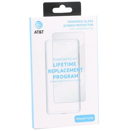 AT&T Tempered Glass Screen Protector For iPhone X/XS/11 Pro - Clear