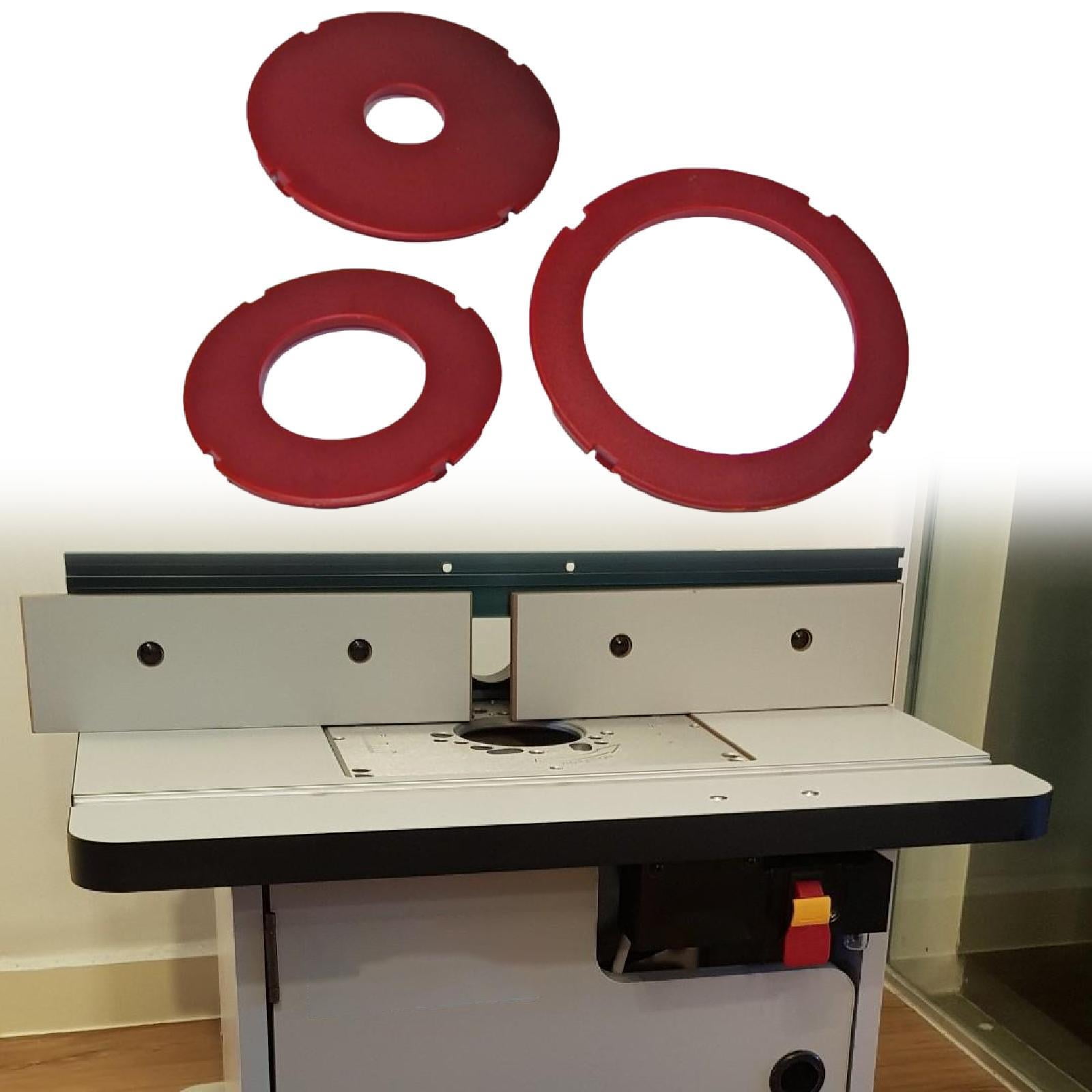 Insert Ring Set Router Table Rubber Durable Lightweight Replacement Accessories for Workshop Use