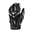 thumbnail image 4 of Wilson Receiver Youth Football Gloves - Black/Grey, Youth Medium, 4 of 4