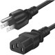 thumbnail image 1 of wonima11 AC Power Cord for Samsung Sony Lg Toshiba Dynex Samsung Panasonic Viewsonic LCD TV, Computer and Monitor Universal 3 FT 3-Prong Cable, 1 of 1