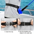 thumbnail image 5 of Durable Fishing Fighting Belt Quality Fish Rod holder Adjustable Belt Waist Rod Holder Boat Fishing Accessories Fishing Tackle, 5 of 11