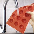 thumbnail image 4 of Molde de silicona semiesférico de 15 cavidades, 3 paquetes de moldes para hornear para hacer chocolate, pasteles, gelatina y mousse de cúpula", 4 of 5