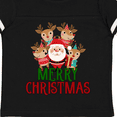 thumbnail image 4 of Inktastic Merry Christmas Santa Reindeer Boys or Girls Toddler T-Shirt, 4 of 5