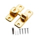 thumbnail image 2 of Cerradura para puerta corrediza (con tornillos) Cerradura universal para puerta de alta resistencia Oro, 2 of 9