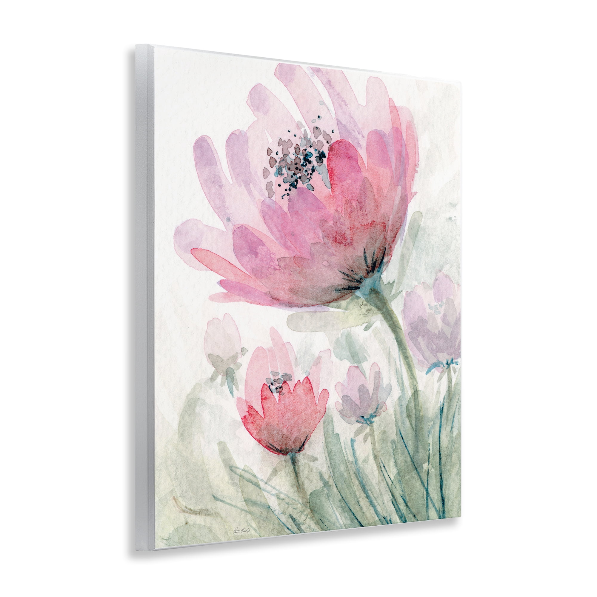 Stupell Industries Pink Flower Blossoms Wall Plaque Art, design by Patti Bishop