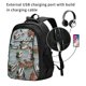 thumbnail image 2 of Balery Mallard Ducks Swimming Mochila con carga USB para hombre y mujer - Mochila impermeable y antirrobo para laptop con puerto USB para viajes, trabajo, 2 of 7