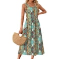 thumbnail image 5 of Fantaslook Summer Dresses for Women Sleeveless Casual Long Dress Beach Vacation Sundresses with Pockets, 5 of 10