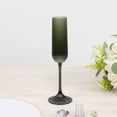 thumbnail image 3 of Efavormart 12 Pack Vintage Ribbed Champagne Flutes 4oz Hunter Emerald Green – Disposable Plastic Toasting Glasses, 3 of 4