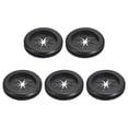 thumbnail image 1 of 5 Pcs Grommets de Caucho de Doble Cara 1-1/4" (32mm) ID 1-3/8" (35mm) Agujero de Perforación, Negro, 1 of 6