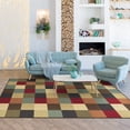 thumbnail image 4 of Ottomanson Non-Slip Area Rug for Living Room 7'10" x 9'10" Durable Low Profile Carpet, Multicolor, 4 of 8
