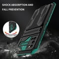 thumbnail image 6 of Allytech Galaxy A03S Case, Military Grade Protection Kickstand Shockproof Armor Rugged Dual Layers Case Cover for Samsung Galaxy A03s - Darkgreen, 6 of 9