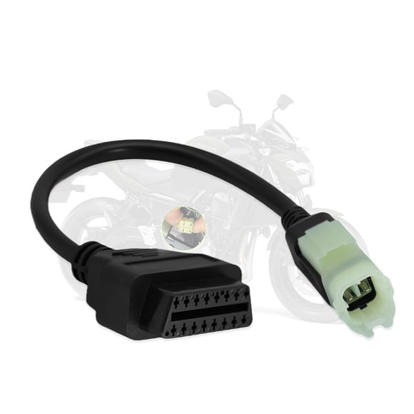 Adaptador OBD2 Lydesor para motocicletas Kawasaki de 4 a 16 pines