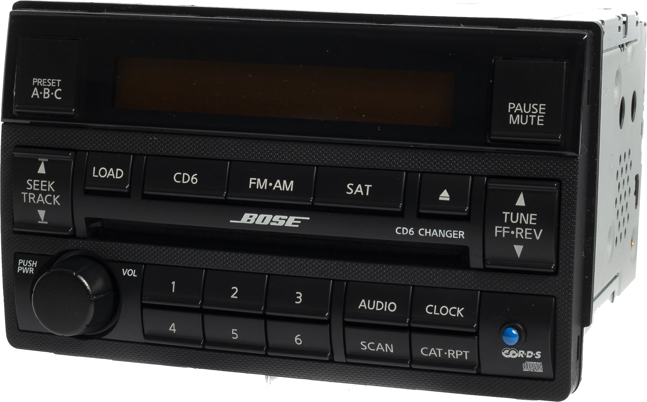 Restored 2005-2006 Nissan Altima AM FM Radio 6 Disc CD Player Bluetooth Black 28185ZB201 (Refurbished)