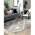 thumbnail image 1 of ECARPET Jute Style Area Rug for Bedroom, Living Room, Dining Room Ophelia Collection, 1 of 9