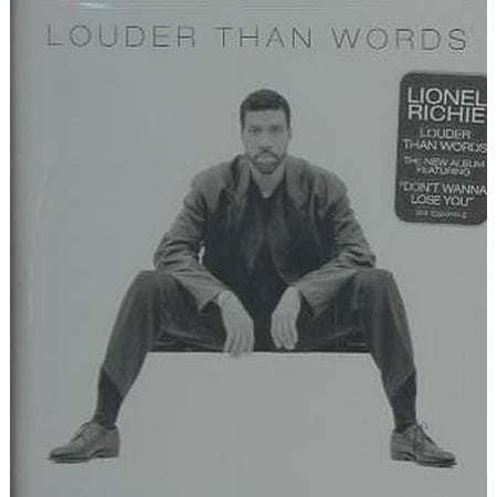 RICHIE LIONEL-LOUDER THAN WORDS (CD)-NLA! (Music) (Best Of Lionel Richie)