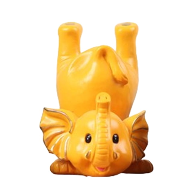 Soporte de exhibición Yuarrent para gafas de sol resina Premium elefante Amarillo