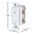 thumbnail image 6 of GE 15A GFCI Outlet, White – 32073, 6 of 10