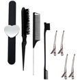 thumbnail image 1 of OULII 1 Set Hair Comb Kit with Ergonomic Grip Design for Comfortable Combing Experience, 1 of 8