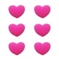 thumbnail image 4 of MasteelfCA 6Pcs Tennis Racket Shocking Absorber Heart-shaped Shocking Absorber for Racket, 4 of 7