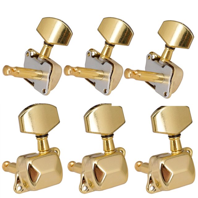 Advancent 6 piezas sintonizador clavija cuerda instrumento clave accesorio guitarra clavijas para reemplazar Artesanía Tipo 2 Advancent HA060577-02