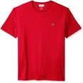 thumbnail image 4 of Lacoste Mens Crew Neck Pima Cotton Jersey T-shirt Red TH6709 240, 4 of 4