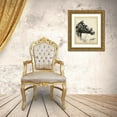 thumbnail image 3 of Palenske, R.H. 20x23 Gold Ornate Wood Framed with Double Matting Museum Art Print Titled - Whirlaway, 3 of 4