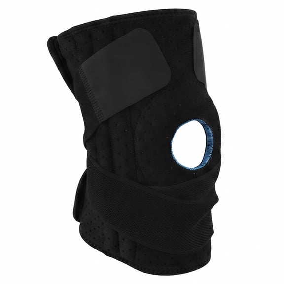 Knee Support Brace for Men Women, Adjustable Compression Sleeve Wrap Patellar Pad Tendon - for running, basketball and gym training