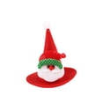 thumbnail image 2 of Gorro navideño para mascotas, gorro de Papá Noel para perros, disfraz navideño decorativo para perros pequeños y gatos. Estilo A, 2 of 6