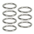 thumbnail image 4 of 7 Uds. Anillo redondo de Metal de acero inoxidable 304, resistente al agua, a prueba de herrumbre, anillo redondo soldado sin costura para aros de Fitness, anillos de Yoga de 7x40MM YUNYI BRAND Deportes, 4 of 8