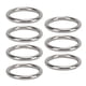 thumbnail image 4 of 7 Uds. Anillo redondo de Metal de acero inoxidable 304, resistente al agua, a prueba de herrumbre, anillo redondo soldado sin costura para aros de Fitness, anillos de Yoga de 7x40MM YUNYI BRAND Deportes, 4 of 8