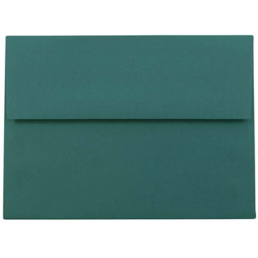 JAM Paper A6 Envelopes, 4 3/4 x 6 1/2, Teal Blue, 1000/Carton