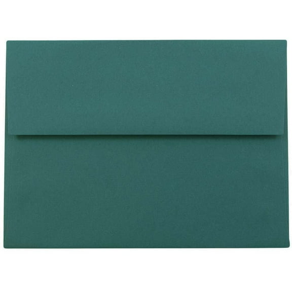 JAM Paper A6 Envelopes, 4 3/4 x 6 1/2, Teal Blue, 25/Pack