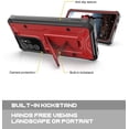 thumbnail image 4 of ArmadilloTek Vanguard Compatible with Samsung Galaxy S21 Ultra Case, Military Grade Full-Body Rugged with Built-in Kickstand [Screenless Version] - Red, 4 of 4