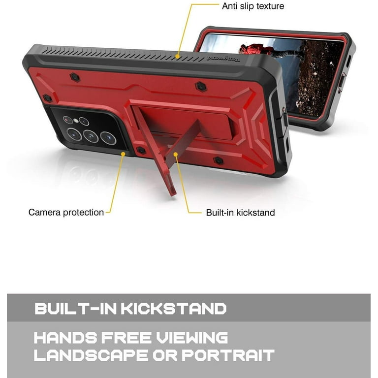 ArmadilloTek Vanguard Case for Samsung S21 Ultra 5G, Rugged