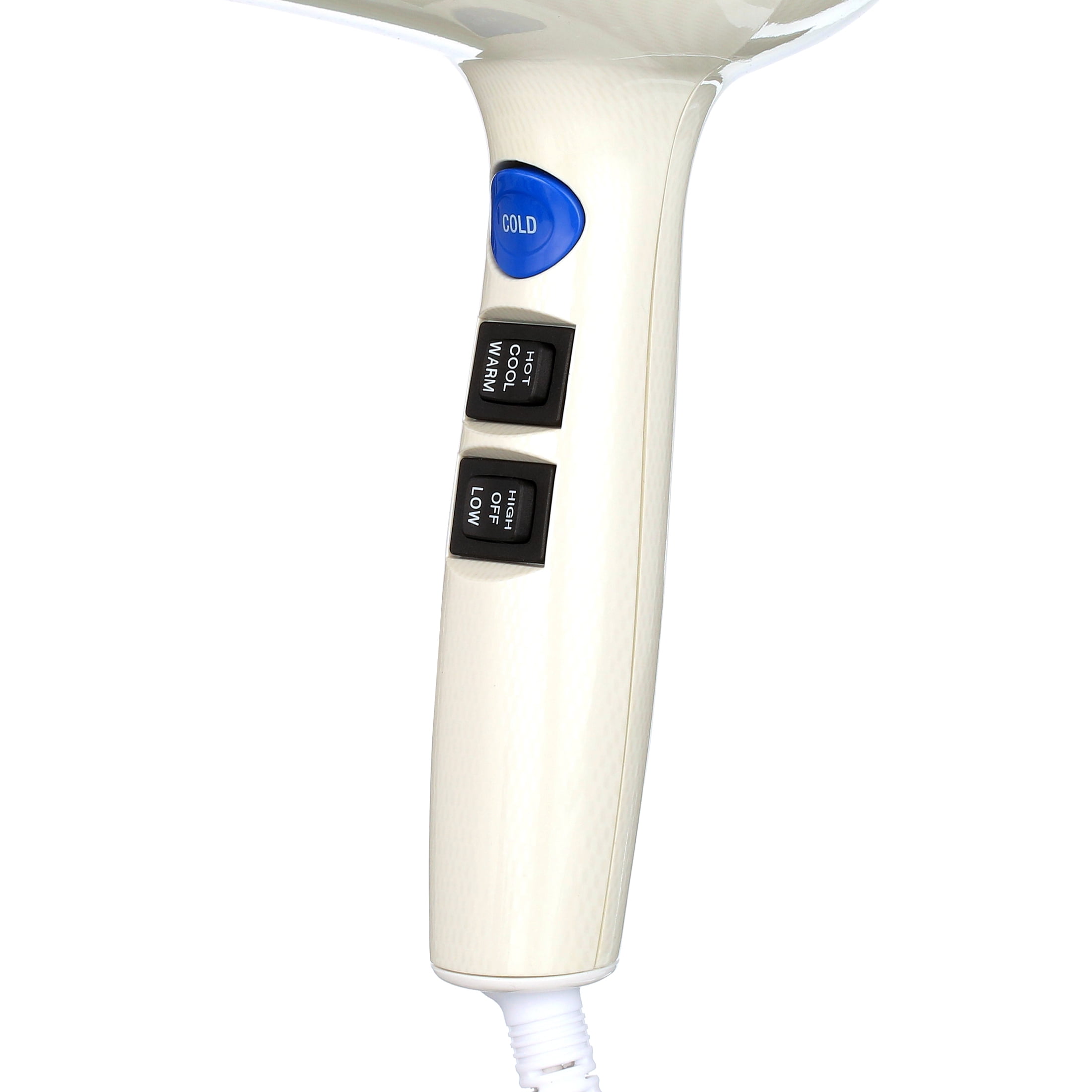 W8less 2000 Watts Ceramic and Tourmaline Dryer - Model # IREW8LSBD - White by Rusk for Unisex - 1 Pc Hair Dryer