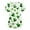Green #082, variant on Womens St.patrick's Day Scrub Tops Shamrock V Neck Nursing Workwear Clover Short Sleeve Medical Holiday Uniform with Pockets Mint Green L