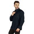 thumbnail image 4 of Bestman Solid Button Down Shirt For Men Long Sleeve With Patch Pocket Formal Business Wear, 4 of 7