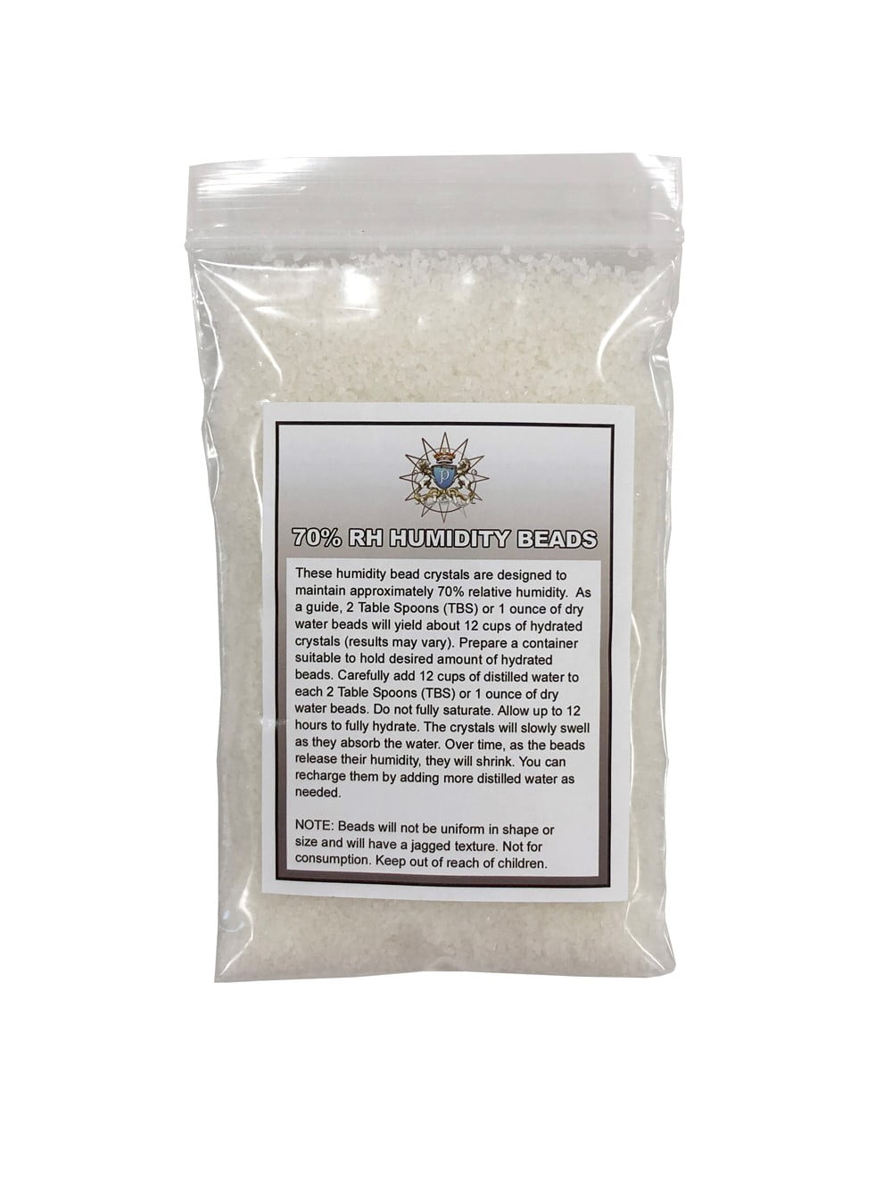 Prestige Import Group Crystal Gel Humidification Beads for Humidors 4 oz Bag