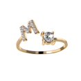 thumbnail image 2 of Anillo de 26 letras iniciales de moda, anillos de dedo con personalidad de Color plateado para mujer, joyería elegante Simple, regalo de amistad al por mayor Tan Jianjun  unisex, 2 of 2