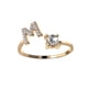thumbnail image 2 of Anillo de 26 letras iniciales de moda, anillos de dedo con personalidad de Color plateado para mujer, joyería elegante Simple, regalo de amistad al por mayor Tan Jianjun unisex, 2 of 2