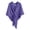 Purple, variant on Waffle Knit Sweater Shawl Wraps Cape for Women Metal Buckle Fringe Cardigan Tops Knotted Triangle Shoulder Shawls Ponchos Casual Travel Neck Wrap Scarf Cover Up Brown