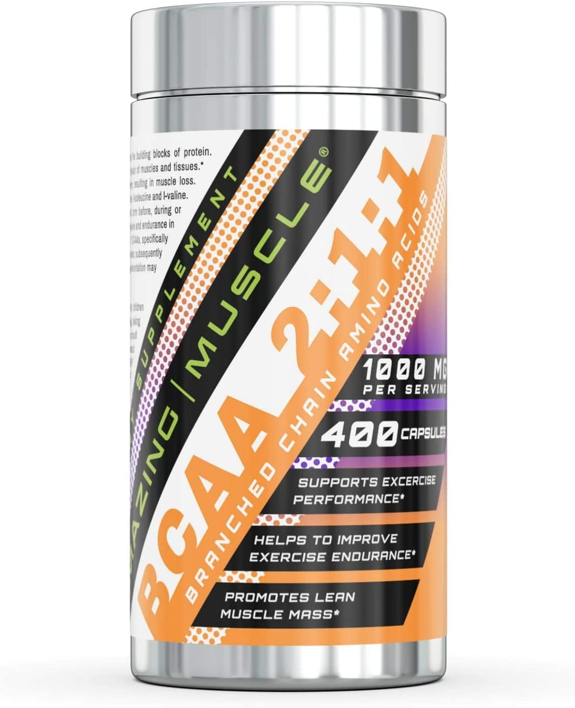 Amazing Muscle BCAA 1000 mg 400 Capsules