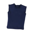 thumbnail image 4 of Figuras de hombre, camiseta, chaleco sin mangas, trajes 1:6, disfraz hecho a mano, ropa de muñeca en miniatura para accesorios de figuras de acción de azul, 4 of 8