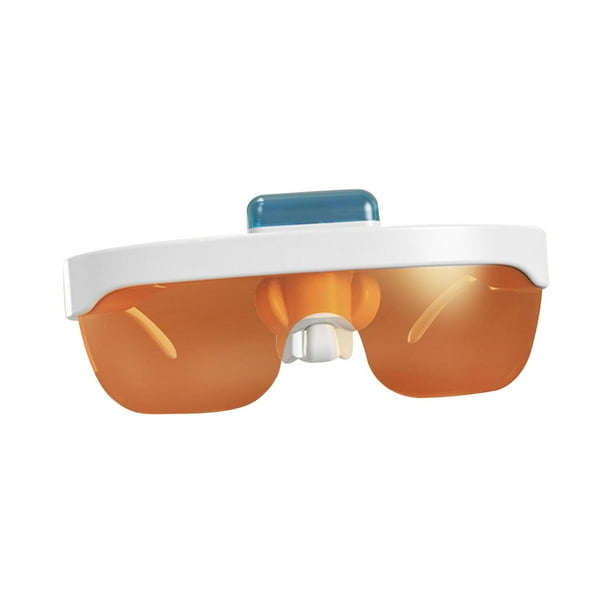 Vaporizador eléctrico para ojos con temporizador, cuidado de la humedad ocular, masajeador de ojos, vaporizador Blanco