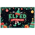 thumbnail image 2 of Elf Theme Christmas Banner Festive Style Party Banner Colorful Decoration Holiday ELFED Banner for Christmas Party Holiday Celebration Indoor Decoration, 2 of 9